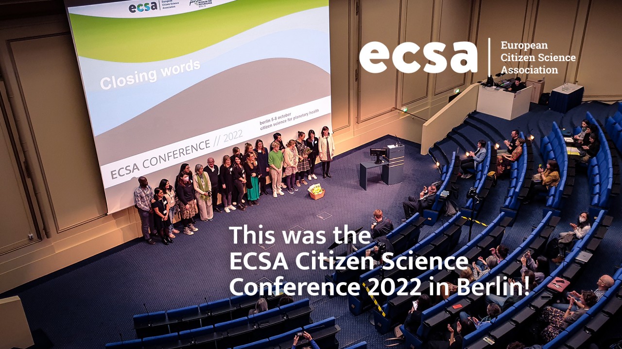 This was the ECSA Citizen Science Conference 2022 in Berlin