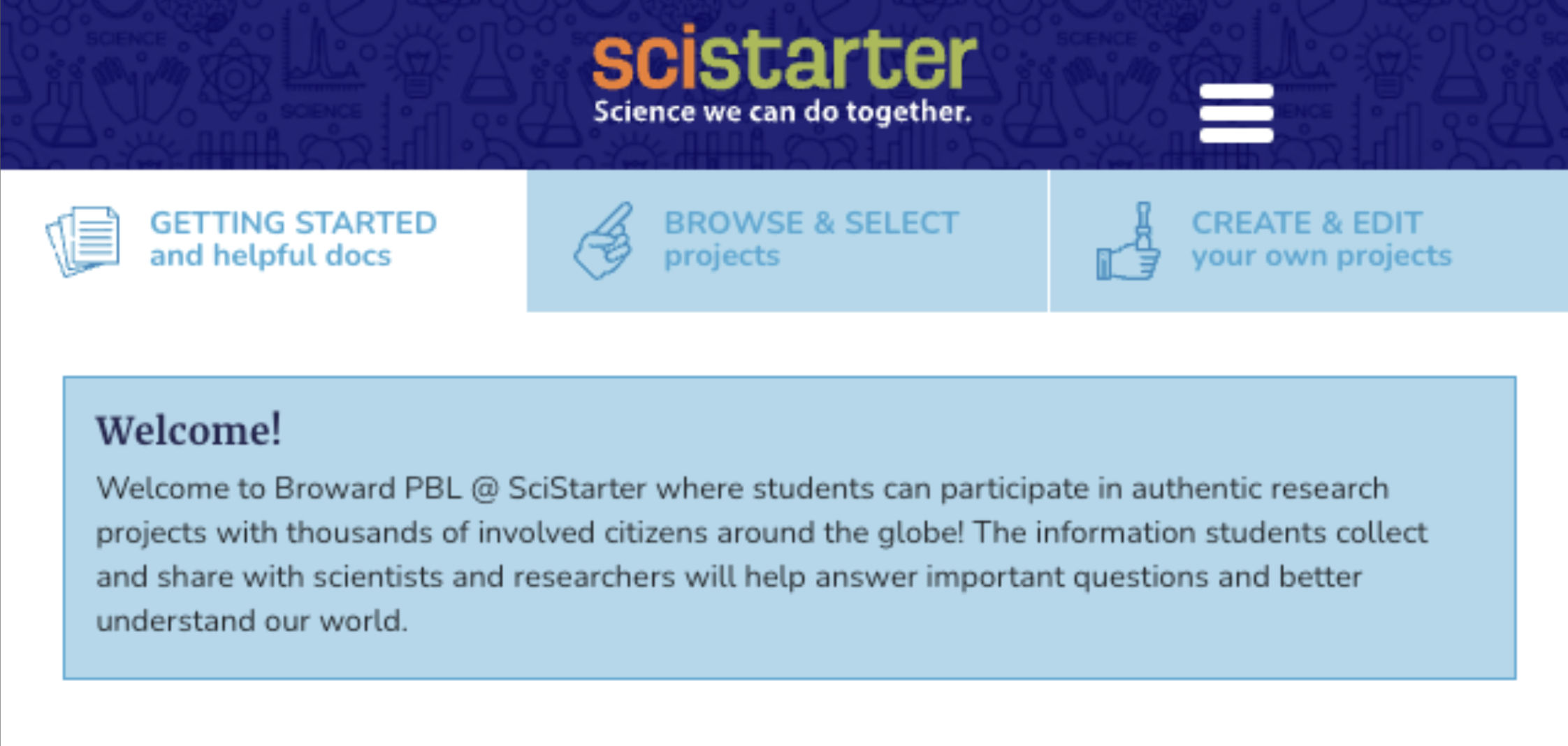 SciStarter LTI on Canvas