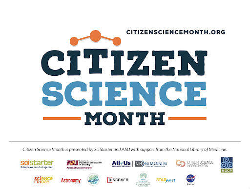 Citizen Science Month Logo