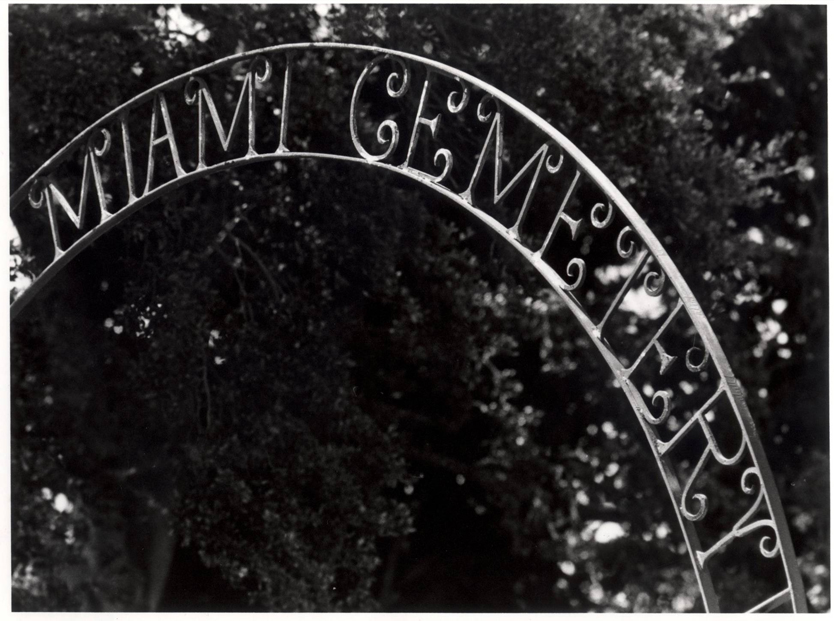 Gate leading into Miami City Cemetery