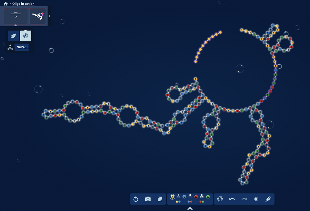 screenshot of eterna project