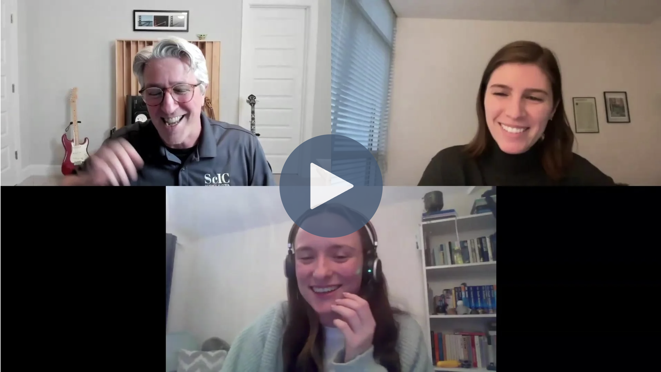 three speakers for event