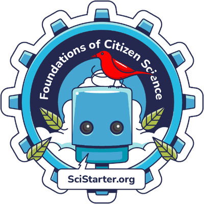 Icon image for digital badge "Foundations of Citizen Science"