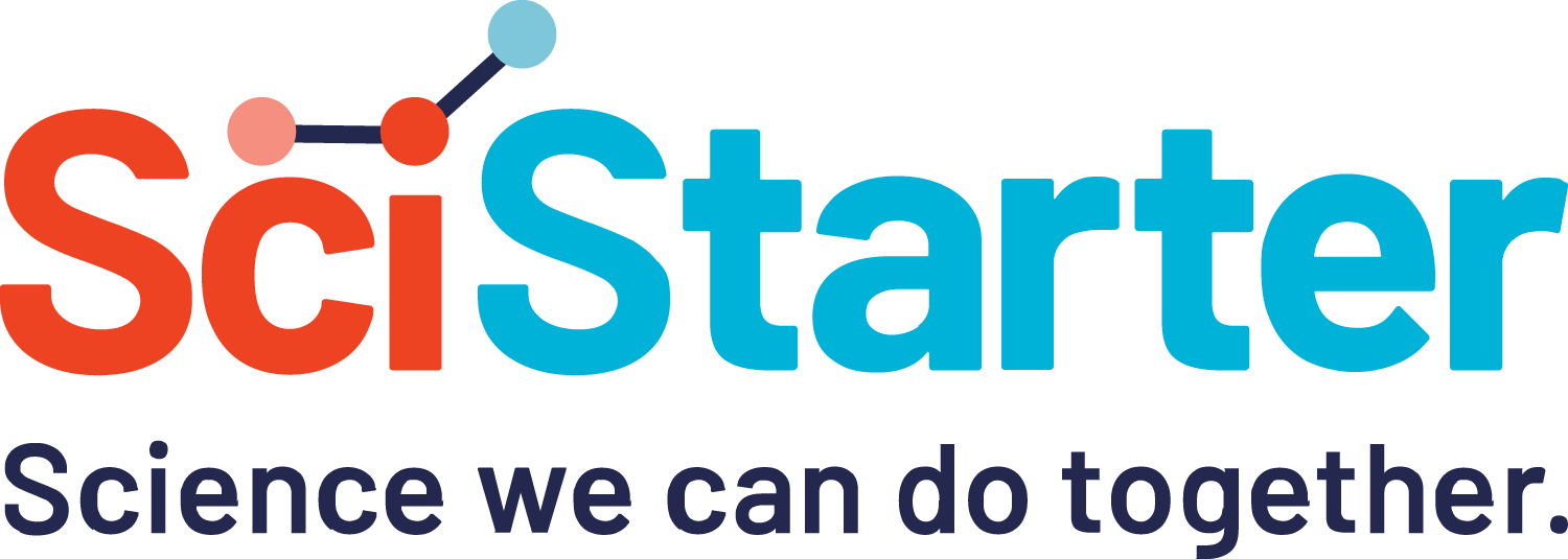 Standard SciStarter logo dark tagline