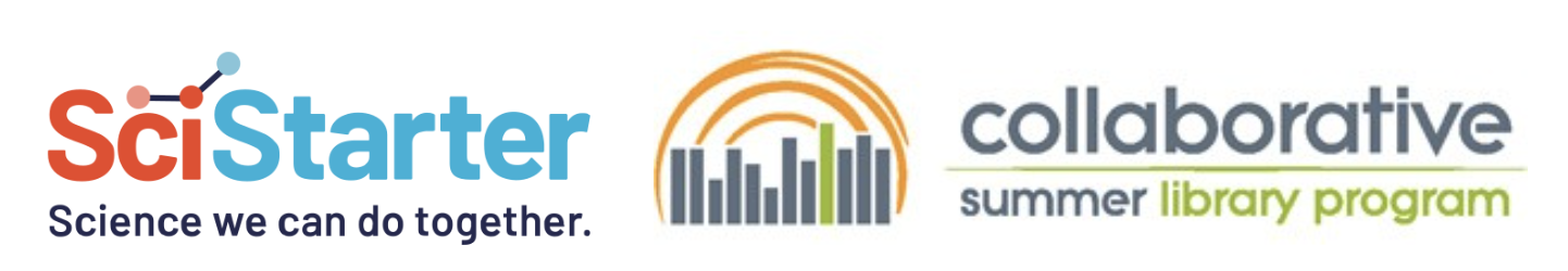 SciStarter and CSLP logos showing partnership creation of site.